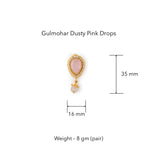 Gulmohar Dusty Pink Drops by Tribe Amrapali