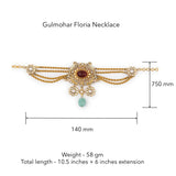 Gulmohar Floralia Necklace by Tribe Amrapali