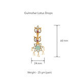 Gulmohar Lotus Drops by Tribe Amrapali