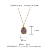 Gulmohar Wild Lavender Chainlet by Tribe Amrapali