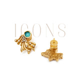 Opaline Miniature Studs by Ekaya Banaras