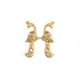 Mehr Peacock Ring (adjustable) by Suneet Varma