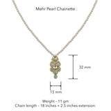 Mehr Pearl Chainette by Suneet Varma