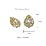 Mehr Statement Studs by Suneet Varma