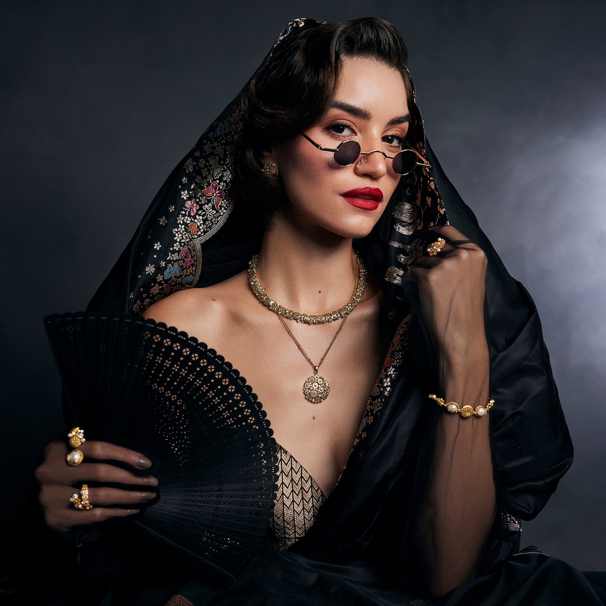 Opaline Perla Choker by Ekaya Banaras thumbnail 5