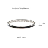 Numisma enamel bangle (openable) by Shivan & Narresh