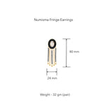 Numisma Fringe Earrings by Shivan & Narresh