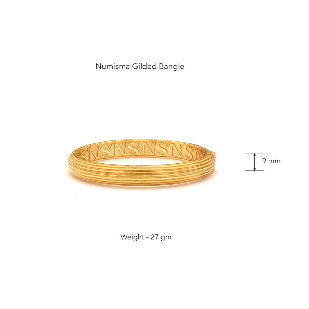Numisma Gilded Bangle (openable) by Shivan & Narresh thumbnail 3