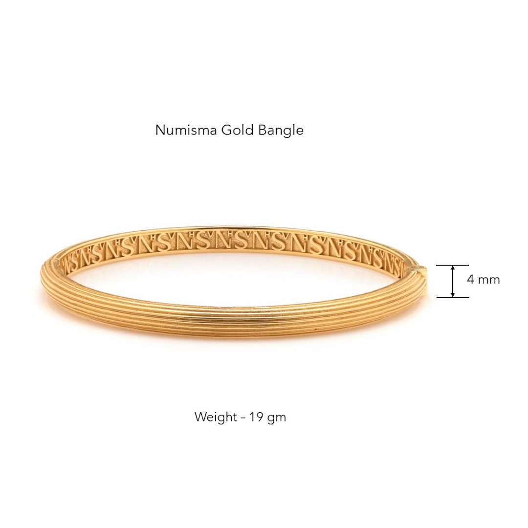 Numisma gold bangle (openable) by Shivan & Narresh thumbnail 4
