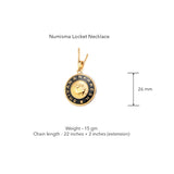 Numisma Locket Necklace by Shivan & Narresh