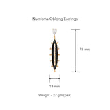 Numisma Oblong Earrings by Shivan & Narresh