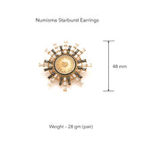 Numisma Star Burst Earrings by Shivan & Narresh