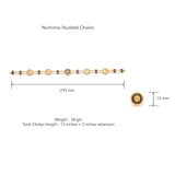 Numisma Studded Choker by Shivan & Narresh
