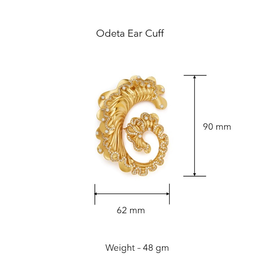 Odeta Ear Cuff by Ekaya Banaras thumbnail 5