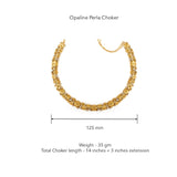 Opaline Perla Choker by Ekaya Banaras