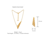 Opaline Statement Necklace by Ekaya Banaras