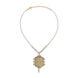 Amelia Hexagon Necklace by JJV by JJ Valaya