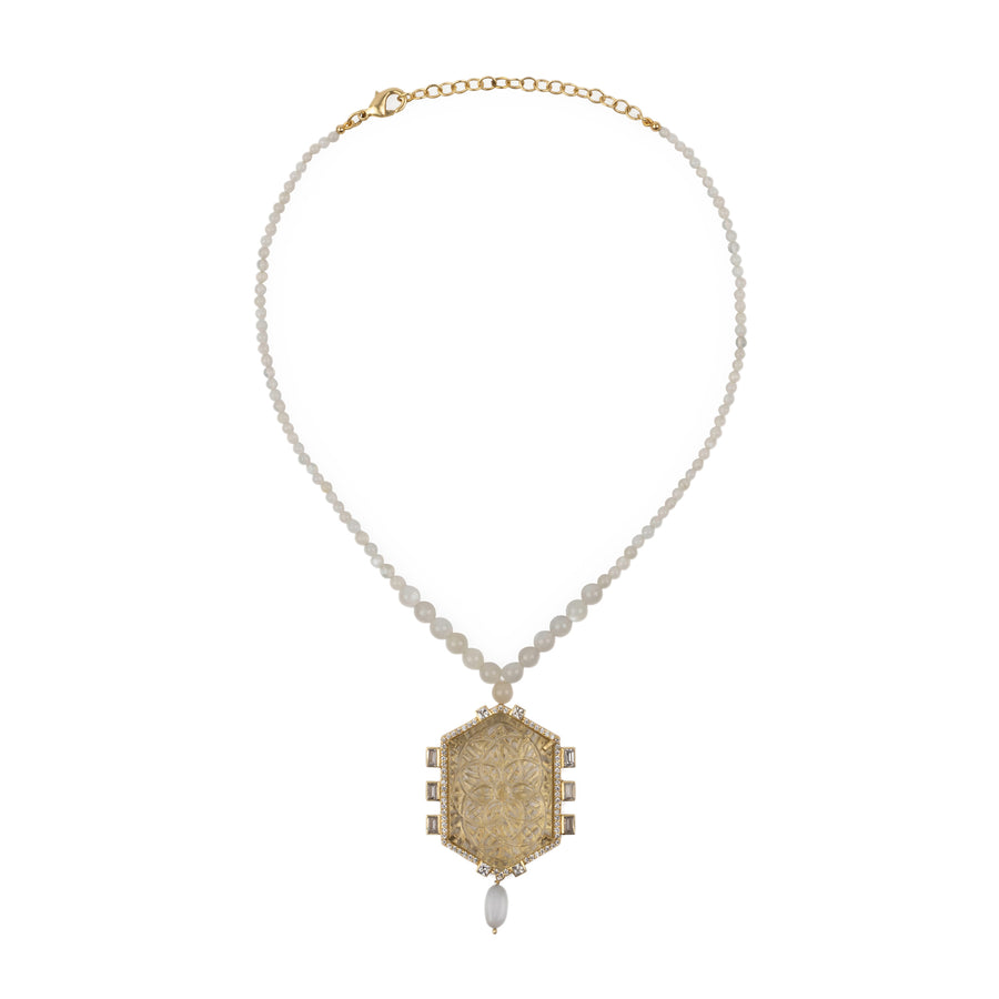 Amelia Hexagon Necklace