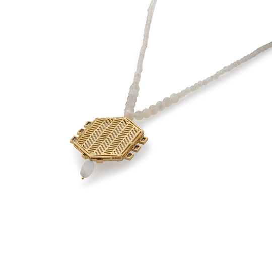 Amelia Hexagon Necklace