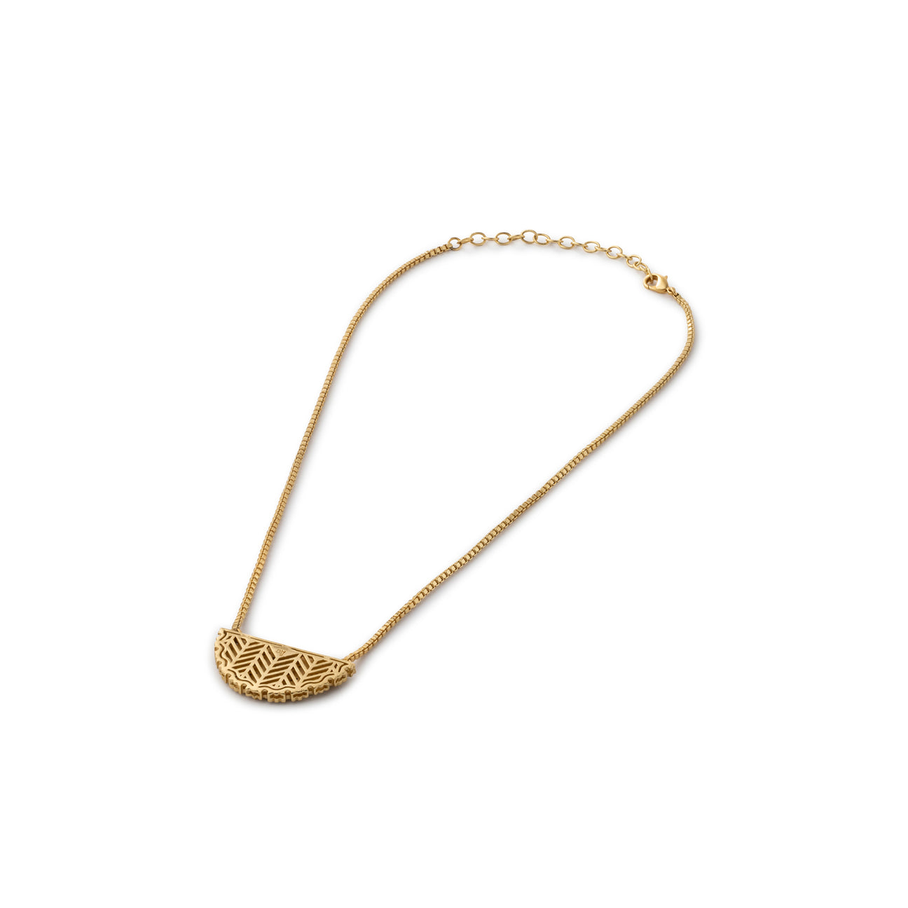 Amelia Crescent Necklace by JJV by JJ Valaya thumbnail 5