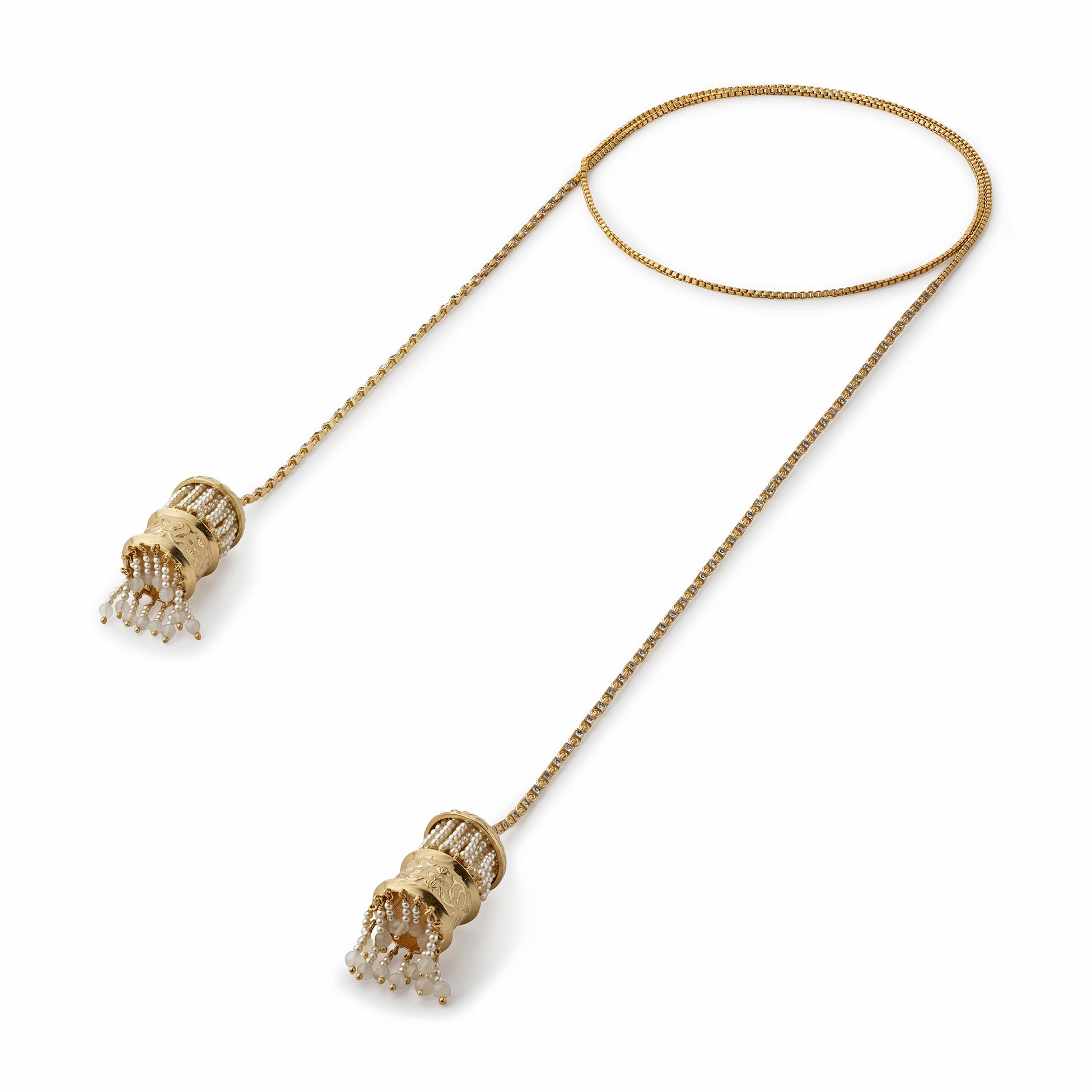 Amelia Flowing Necklace by JJV by JJ Valaya thumbnail 3
