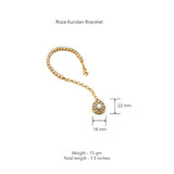 Rosa Kundan Bracelet by Suneet Varma
