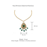 Rosa Miniature Statement Necklace by Suneet Varma
