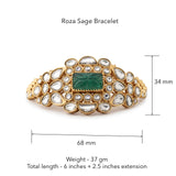 Rosa Sage Bracelet by Suneet Varma