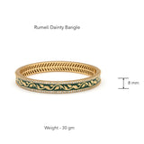 Rumeli Dainty Bangle (openable) by JJV by JJ Valaya