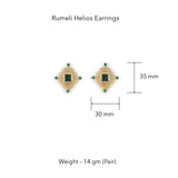 Rumeli Helios Earrings by JJV by JJ Valaya