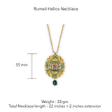 Rumeli Helios Necklace by JJV by JJ Valaya