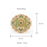 Rumeli Ring (adjustable) by JJV by JJ Valaya