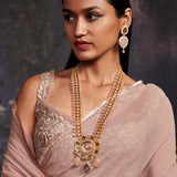 White Lotus Neckpiece by Tribe Amrapali