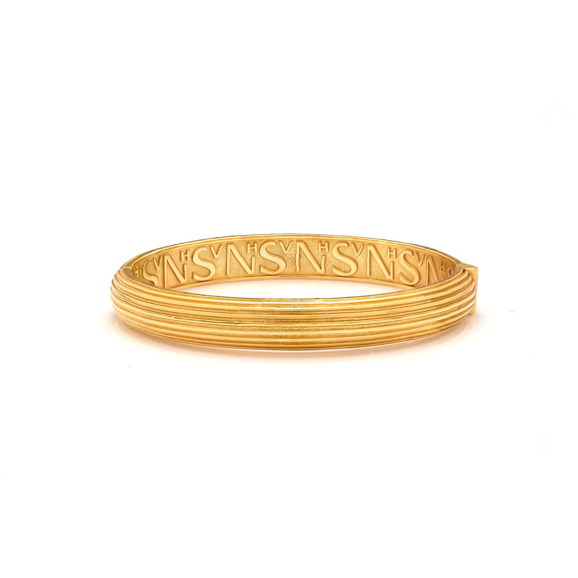 Numisma Gilded Bangle (openable) by Shivan & Narresh thumbnail 2
