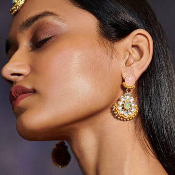 Gulmohar Hyacinth Necklace by Tribe Amrapali thumbnail 5