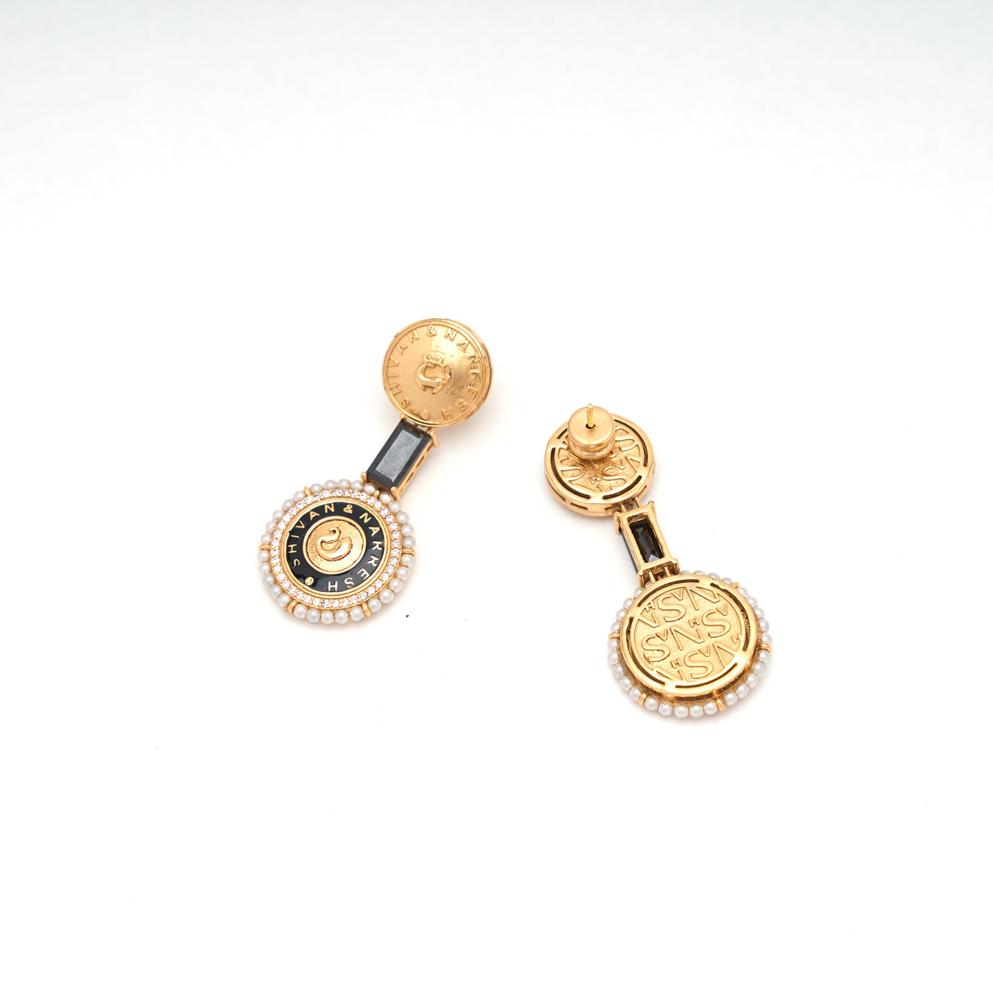 Numisma Duo Earrings by Shivan & Narresh thumbnail 2