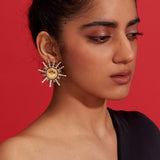 Numisma Star Burst Earrings by Shivan & Narresh