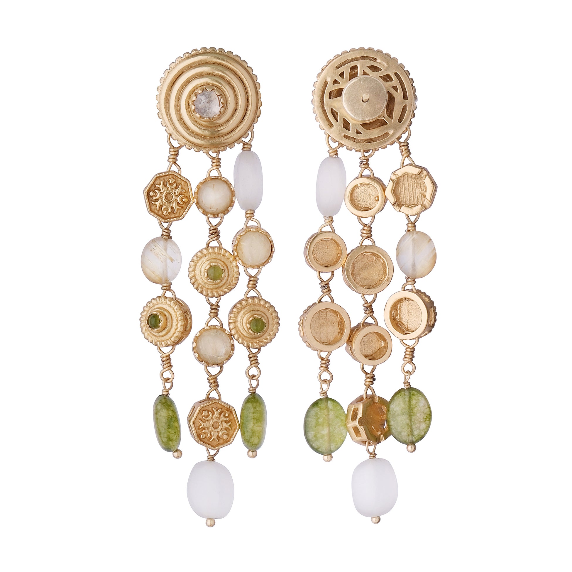 Azra Classic Multi-strand Earrings by JJV by JJ Valaya thumbnail 2
