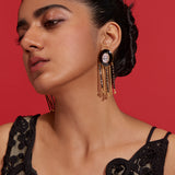 Numisma Fringe Earrings by Shivan & Narresh