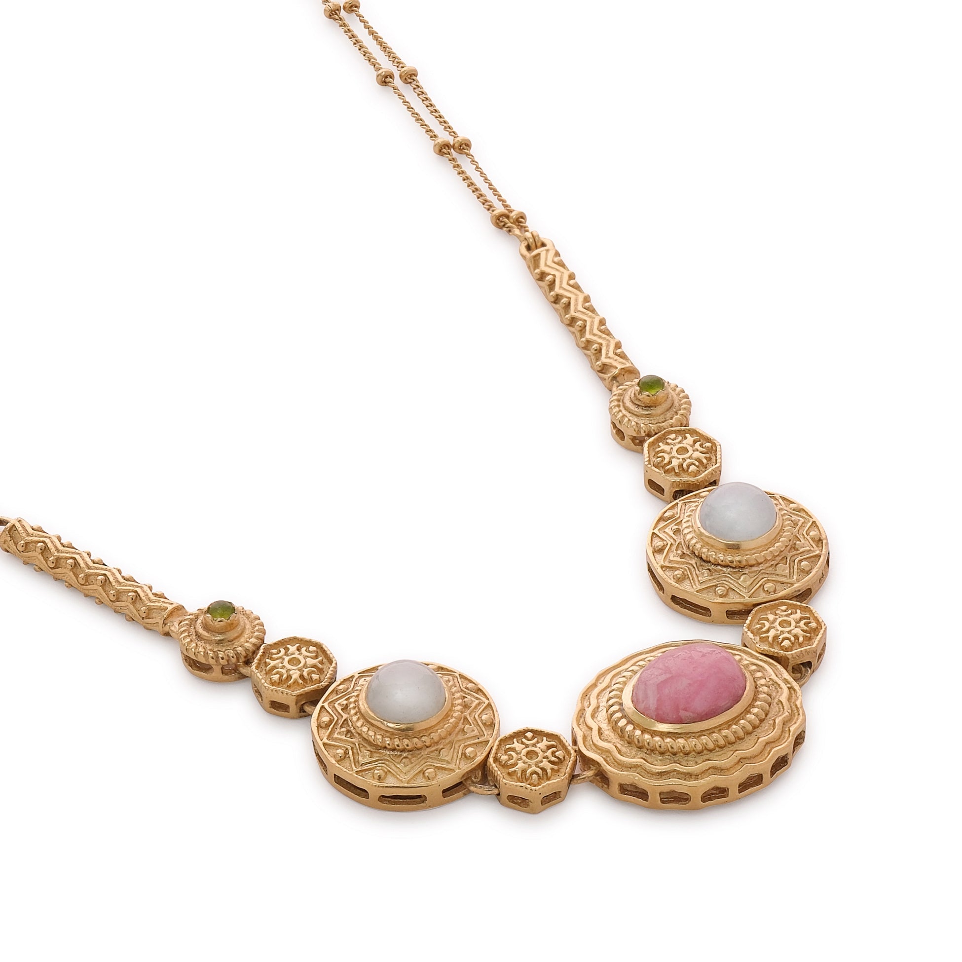 Azra Multi-motif Necklace by JJV by JJ Valaya thumbnail 2