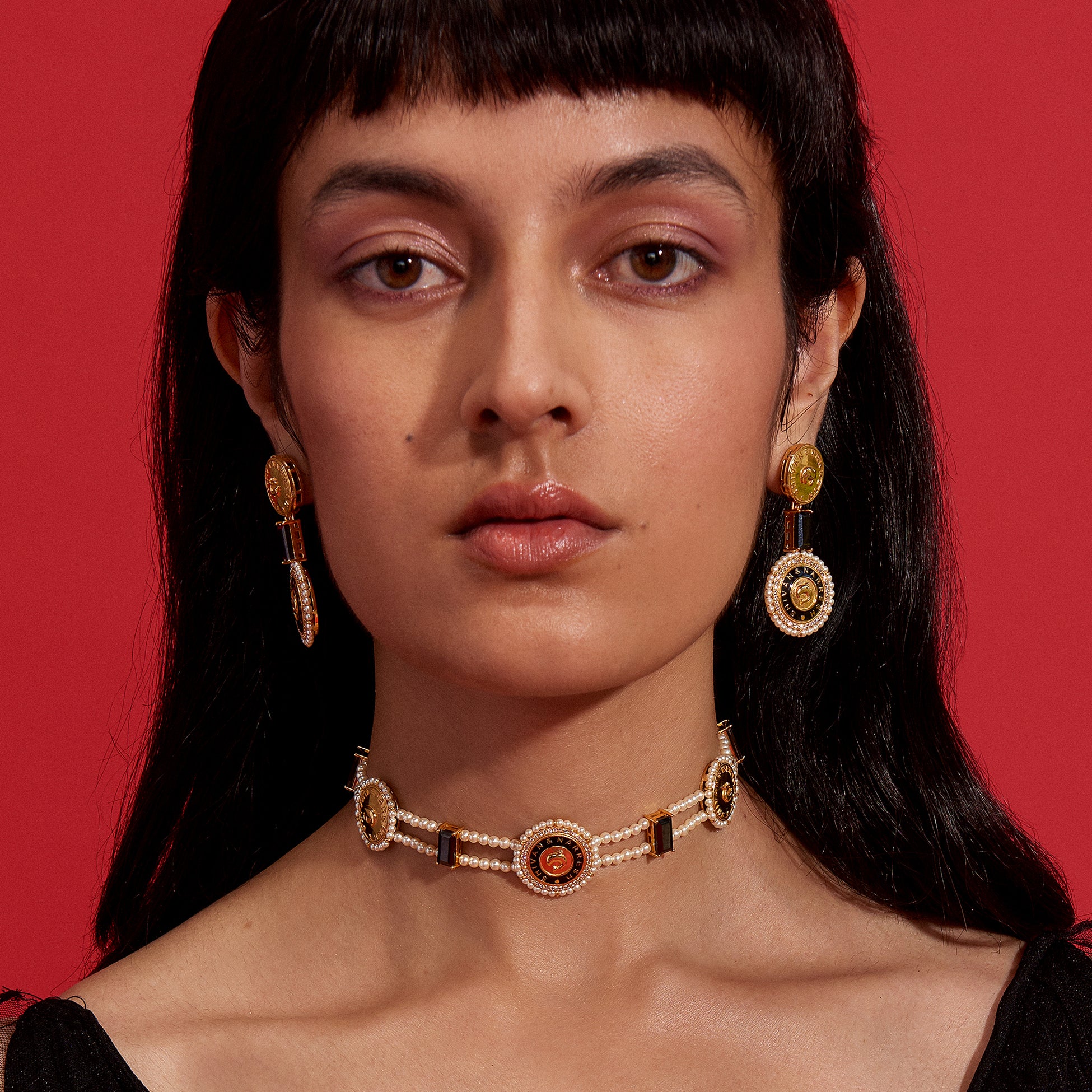 Numisma Duo Earrings by Shivan & Narresh thumbnail 5