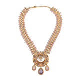 White Lotus Neckpiece for men by Tribe Amrapali