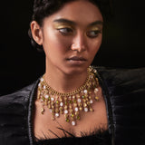 Azra Classic Multi-strand Necklace by JJV by JJ Valaya