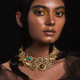 Azra Majestic Necklace by JJV by JJ Valaya