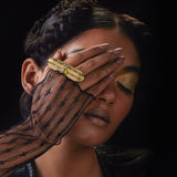 Azra Double-motif Ring (adjustable) by JJV by JJ Valaya