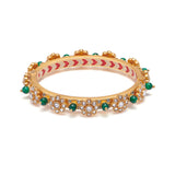 Firoja Green Bangle (openable)