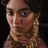 Azra Double-motif Ring (adjustable) by JJV by JJ Valaya