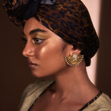 Azra Statement Studs by JJV by JJ Valaya