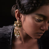 Azra Multi-strand earrings by JJV by JJ Valaya