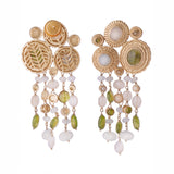 Azra Multi-strand earrings by JJV by JJ Valaya